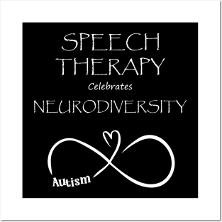 Speech Therapy Celebrates Neurodiversity Acceptance Autism Posters and Art